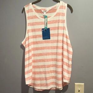 Market & Spruce XL Coral Rex Knit Top new with Tags